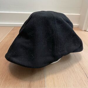 Bigi Tup Black Newsboy Cap